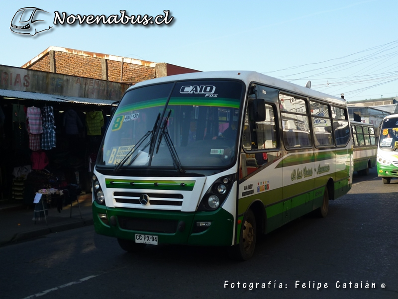 Caio Induscar Foz / Mercedes-Benz LO-812 / Línea 8 Temuco