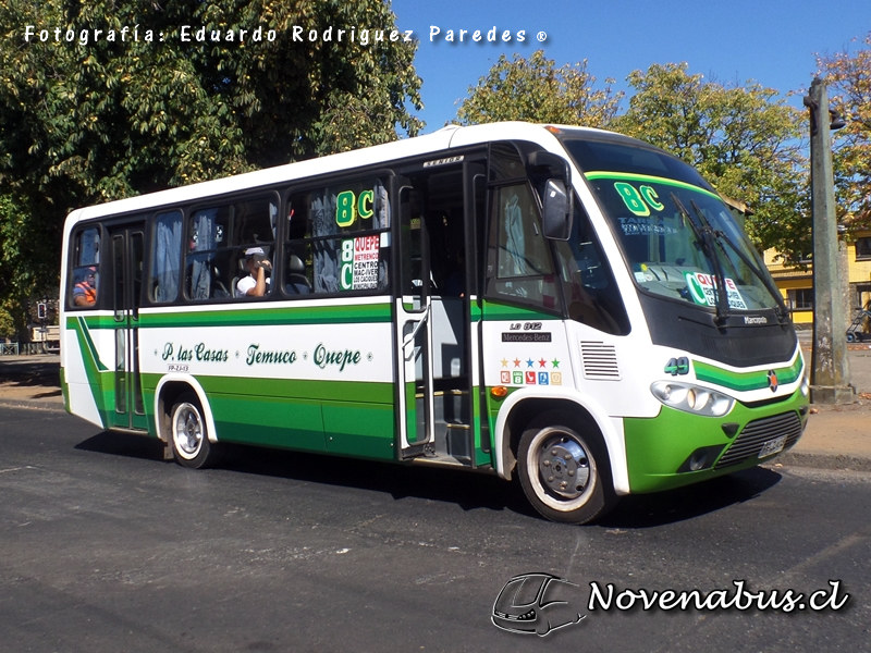 Marcopolo Senior G6 / Mercedes-Benz LO812 / Línea 8C Temuco Quepe