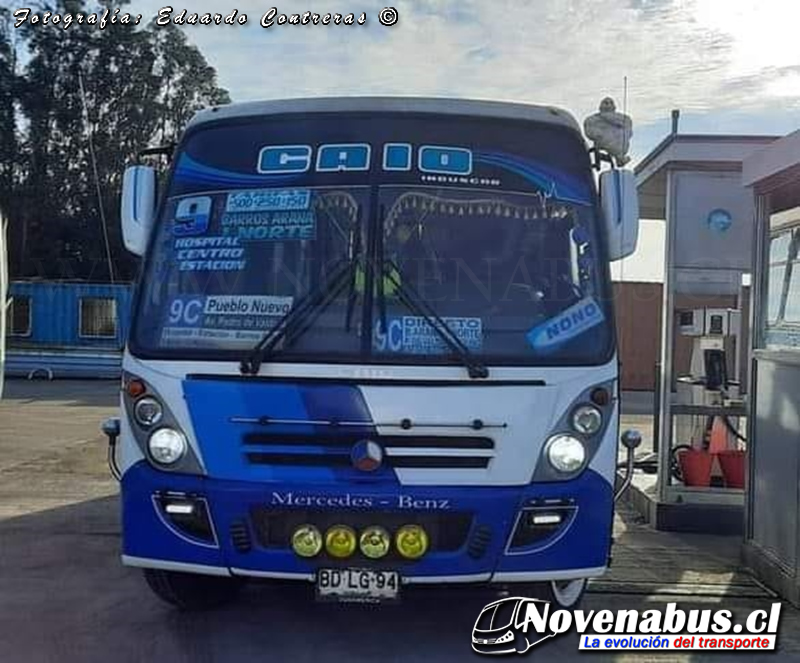 Caio lnduscar Foz / Mercedes-Benz LO-915 / Línea 9 Temuco