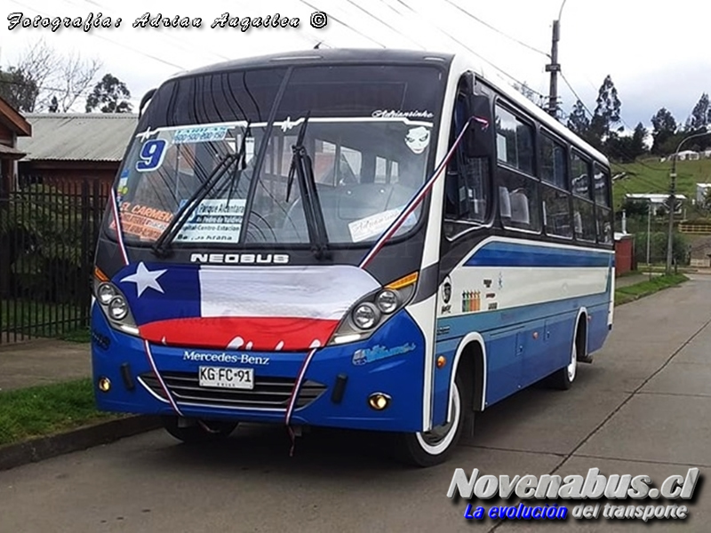 Neobus Thunder + / Mercedes-Benz LO-916 / Línea 9 Temuco