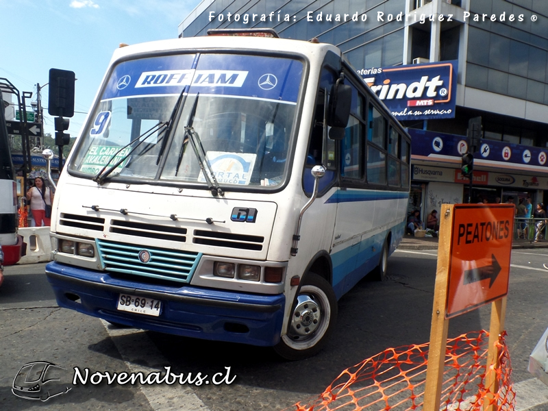 Caio Carolina / Mercedes-Benz LO814 / Línea 9 Temuco