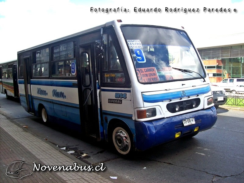 Ciferal Agilis / Mercedes Benz LO 814 /  Línea 9 Temuco