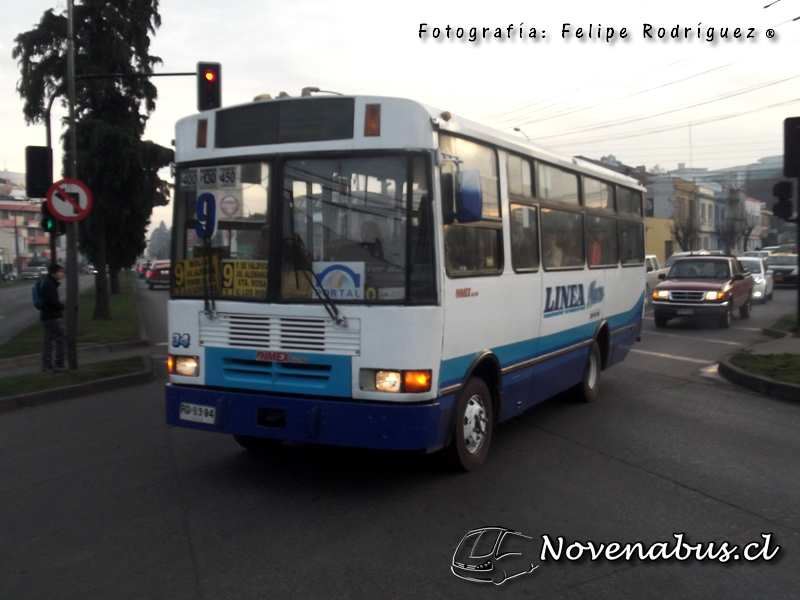 CASABUS / Dimex Interbus 433-160 / Línea 9 Temuco