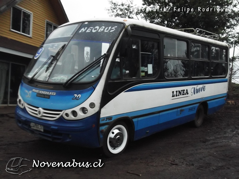 Neobus Thunder+/ Mercedes Benz LO-712/ Línea 9 Temuco