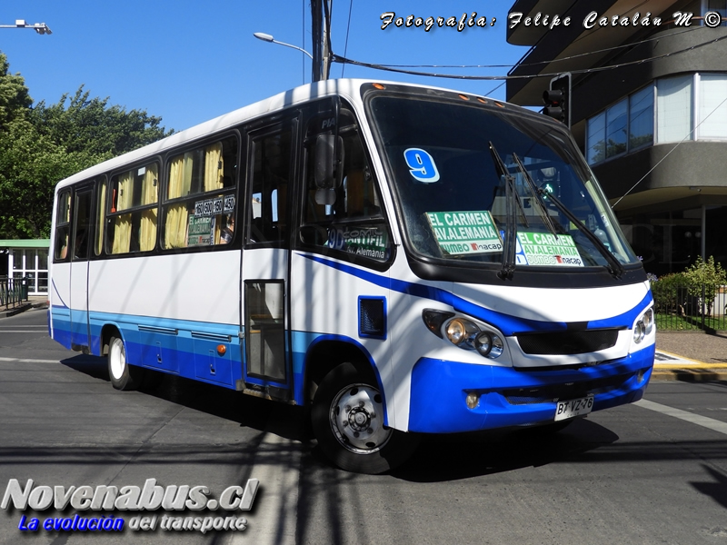 Comil Pía / Mercedes-Benz LO-915 / Línea 9 Temuco