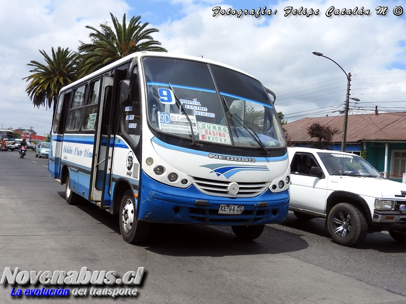 Neobus Thunder + / Mercedes-Benz LO-712 / Línea 9 Temuco