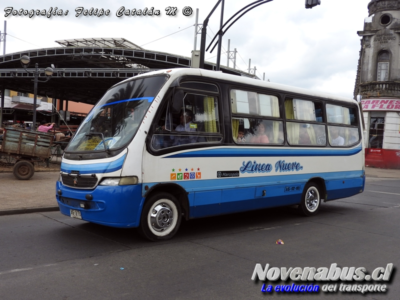 Marcopolo Senior / Mercedes-Benz LO-712 / Línea 9 Temuco