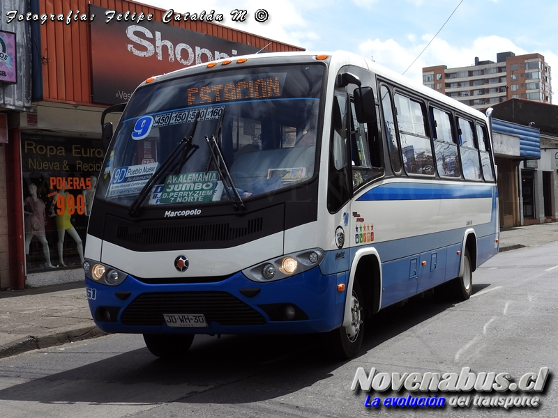 Marcopolo Senior / Mercedes-Benz LO-916 / Línea 9 Temuco