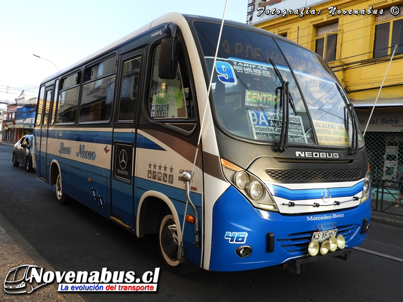 Neobus Thunder + / Mercedes-Benz LO-916 / Línea 9 Temuco