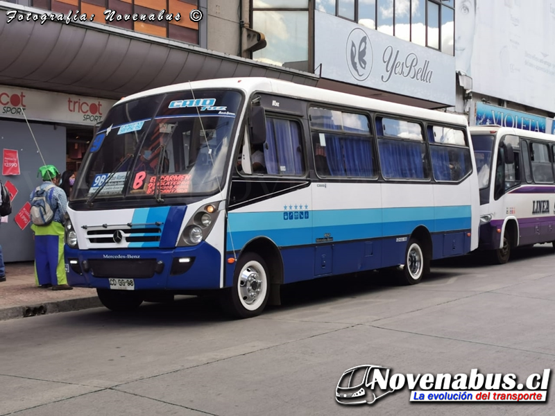 Caio lnduscar Foz / Mercedes-Benz LO-812 / Línea 9 Temuco