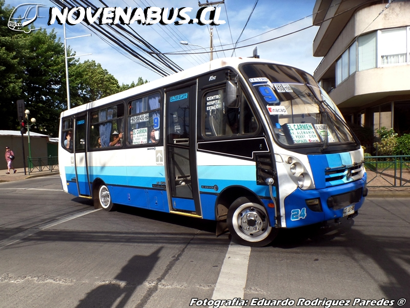 Caio Foz / Mercedes-Benz LO812 / Línea 9 Temuco