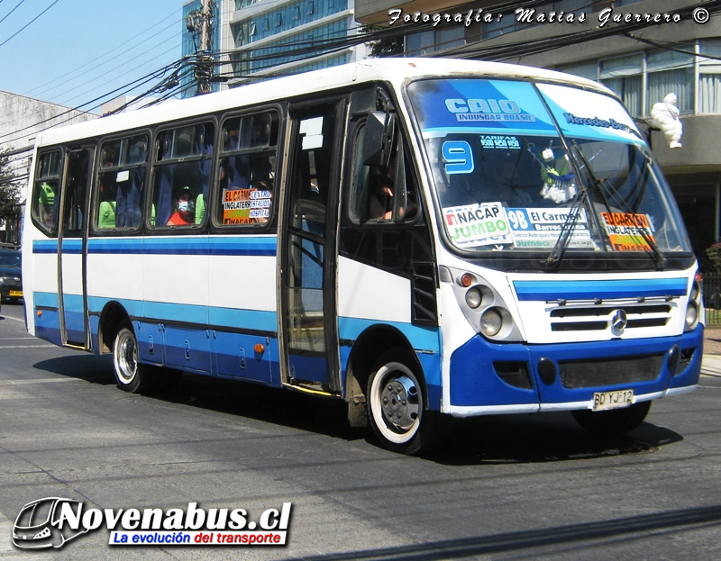 Caio lnduscar Foz / Mercedes-Benz LO-915 / Línea 9 Temuco