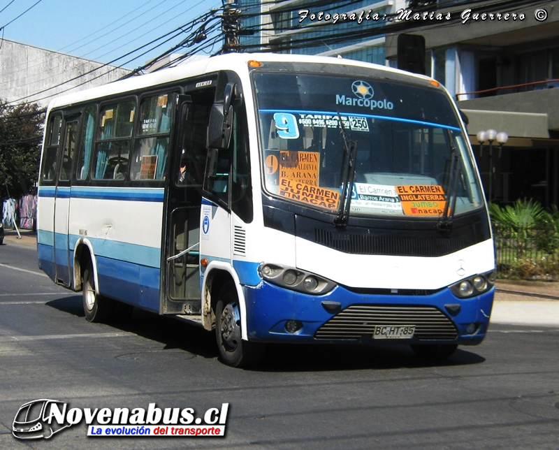 Marcopolo Senior / Mercedes-Benz LO-812 / Línea 9 Temuco