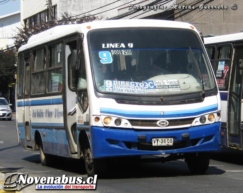 Maxibus Astor / Mercedes-Benz LO-712 / Línea 9 Temuco