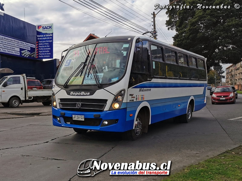 BepoBus Náscare / Mercedes-Benz LO-916 / Línea 9 Temuco