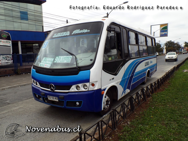 Metalbus Maxibus Astor  / Mercedes Benz LO914 / Línea 9 Temuco