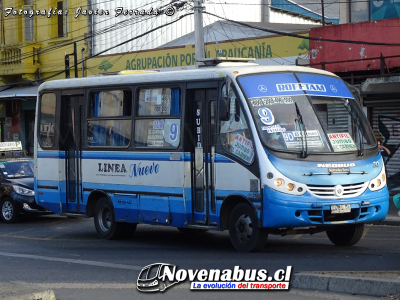 Neobus Thunder + / Mercedes-Benz LO-712 / Línea 9 Temuco