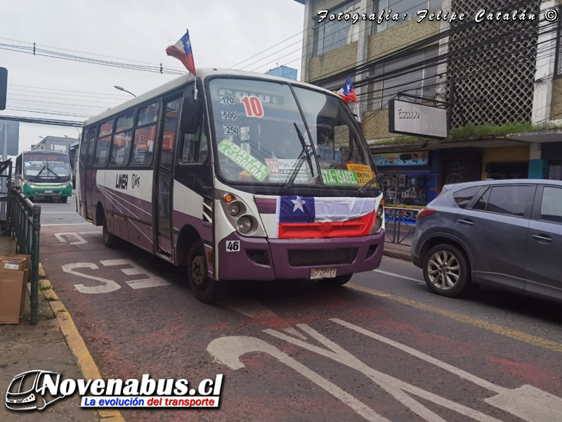 Caio lnduscar Foz / Mercedes-Benz LO-915 / Línea 10 Temuco