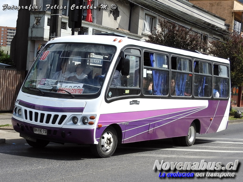 Carrocerías Inrecar / Mercedes-Benz LO-812 / Línea 10 Temuco