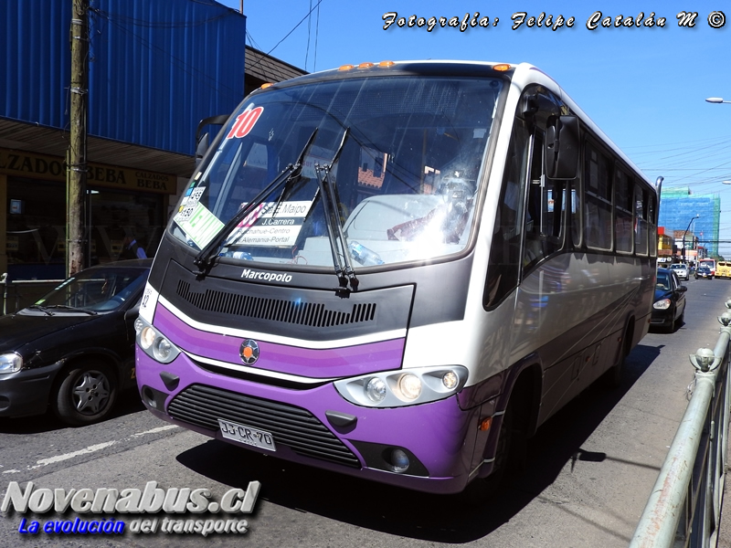 Marcopolo Senior / Mercedes-Benz LO-916 / Línea 10 Temuco