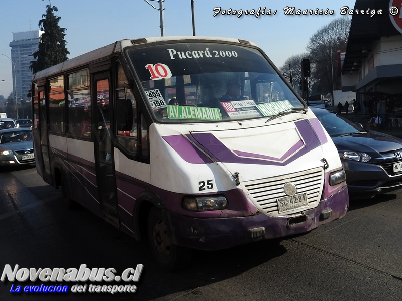 Metalpar Pucará 2000 / Mercedes-Benz LO-814 / Línea 10 Temuco