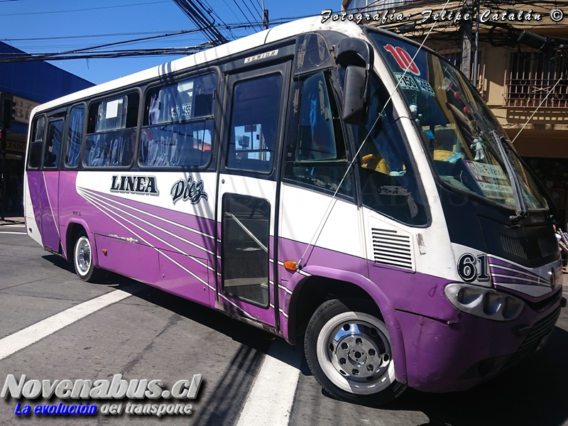 Marcopolo Senior / Mercedes-Benz LO-812 / Línea 10 Temuco