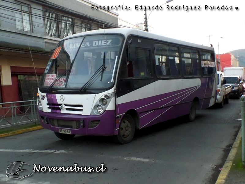 Caio Induscar Foz  / Mercedes Benz LO812 / Línea 10 Temuco