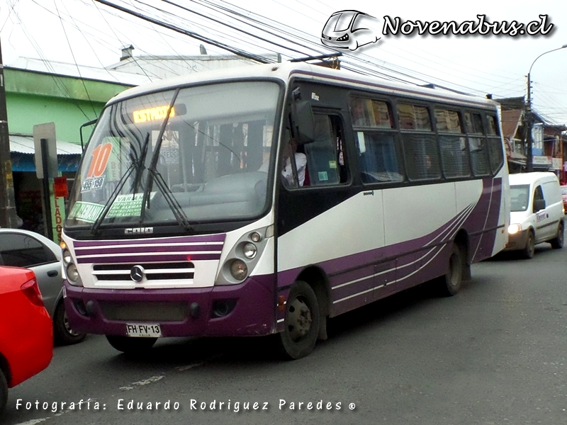 Caio Induscar Foz / Mercedes Benz LO915 / Línea 10 Temuco