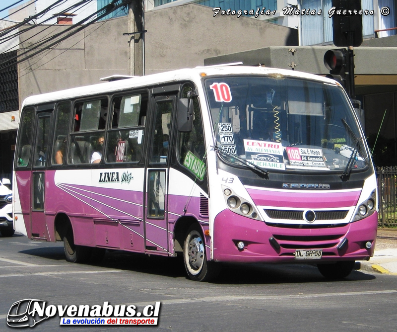 Neobus Thunder + / Mercedes-Benz LO-915 / Línea 10 Temuco