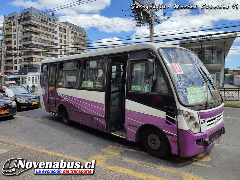 Caio lnduscar Foz / Mercedes-Benz LO-812 / Línea 10 Temuco