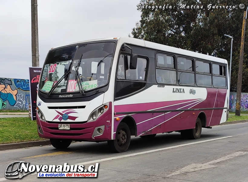 Mascarello Gran Micro / Mercedes Benz LO-915 / Línea 10 Temuco