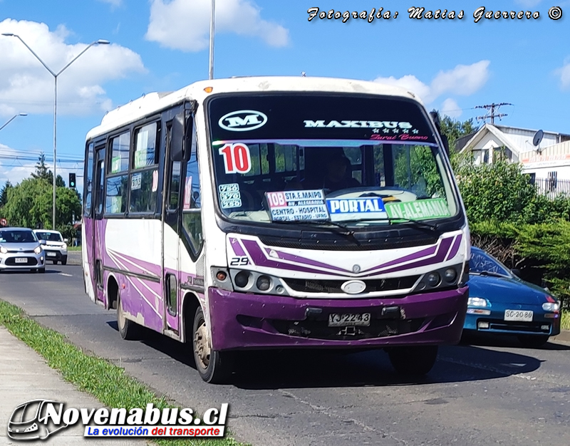 Maxibus Astor / Mercedes-Benz LO-712 / Línea 10 Temuco