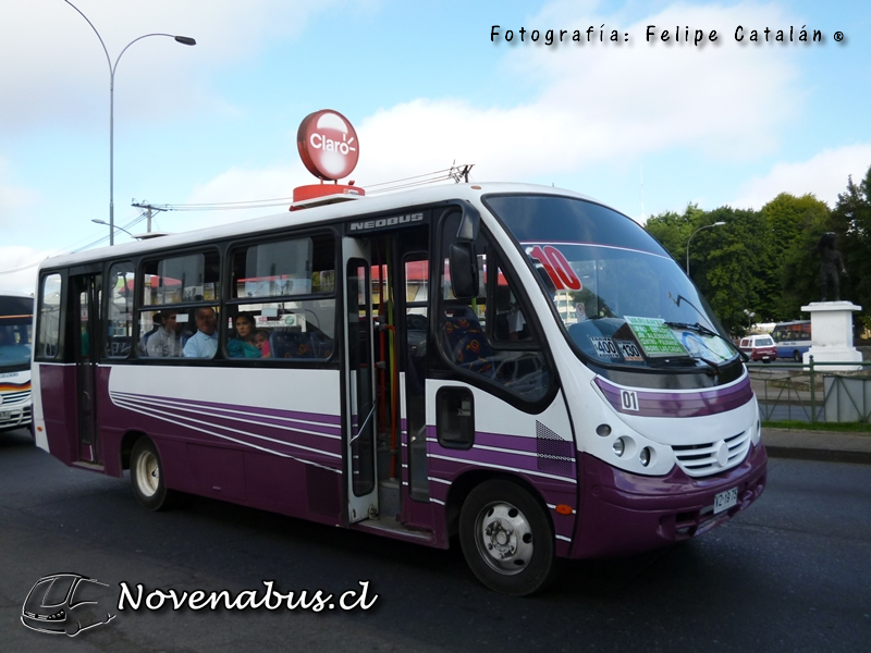 Neobus Thunder + / Mercedes-Benz LO-915 / Línea 10 Temuco