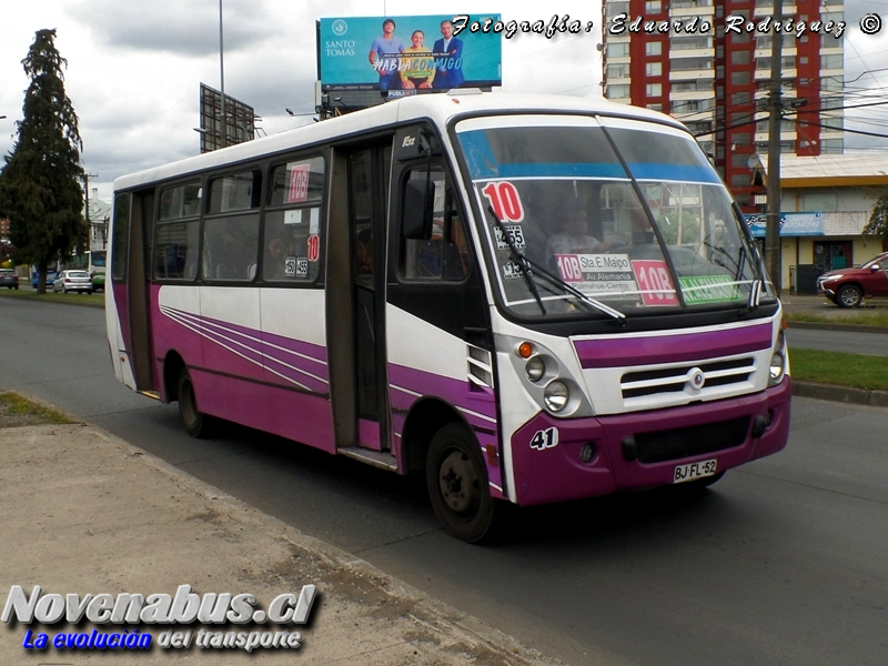 Caio Induscar Foz / Mercedes-Benz LO-915 / Línea 10 Temuco