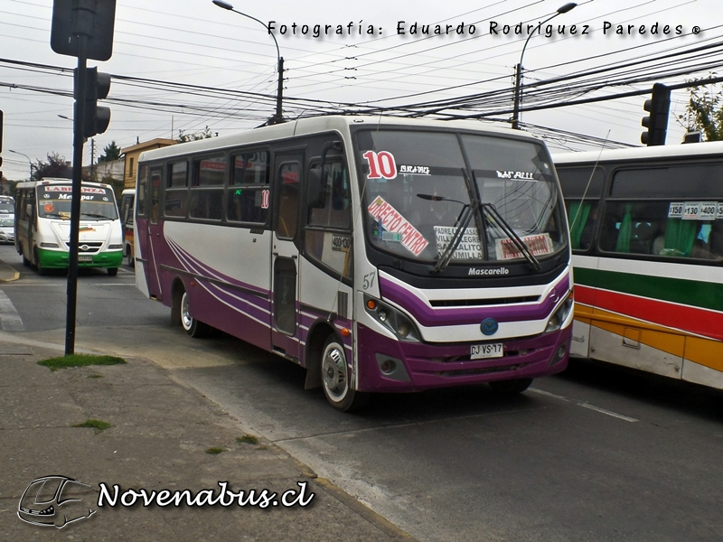 Mascarello Gran Micro / Mercedes Benz LO915 / Línea 10 Temuco