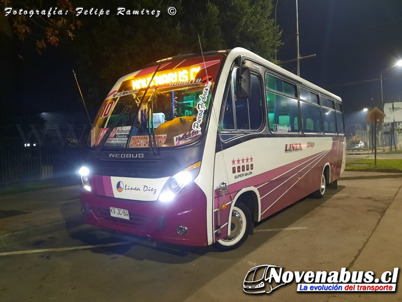 Neobus Thunder + / Mercedes-Benz LO-916 / Línea 10 Temuco