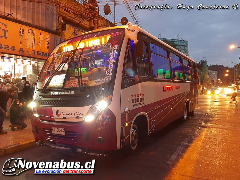 Neobus Thunder + / Mercedes-Benz LO-916 / Línea 10 Temuco