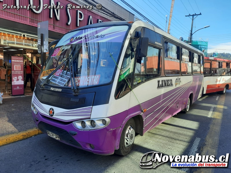 Marcopolo Senior / Mercedes-Benz LO-812 / Línea 10 Temuco