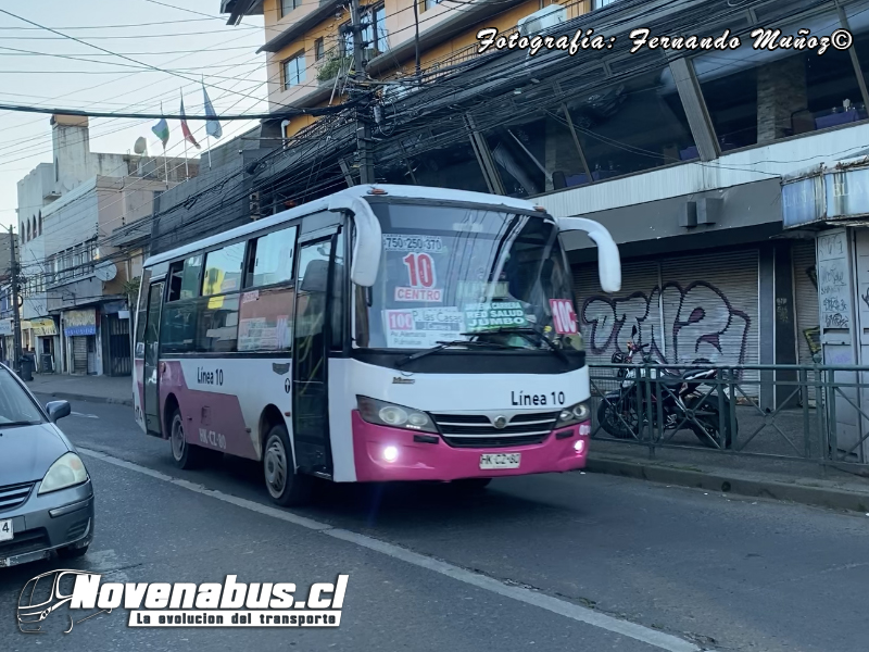 Metalpar Maule / Youiyi Bus ZGT6718 / Linea 10 Temuco