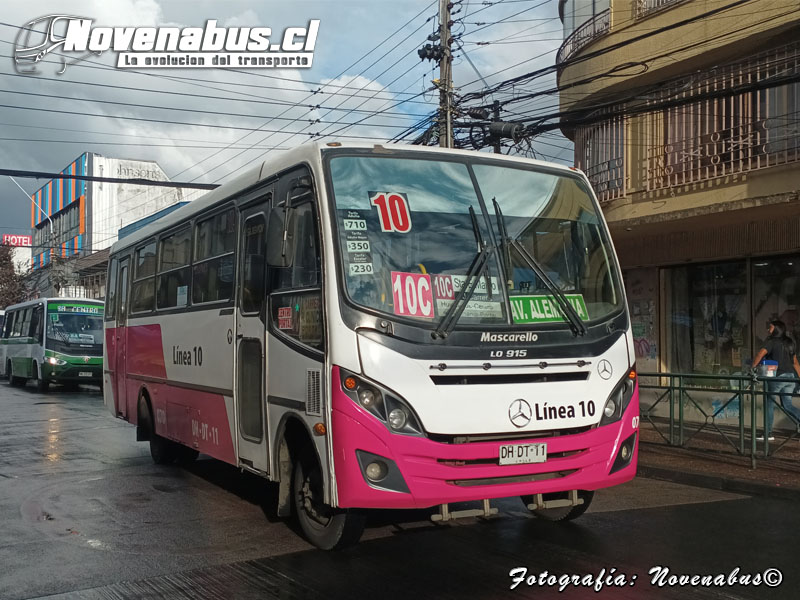 Mascarello Gran Micro / Mercedes-Benz LO 915 / Línea 10 Temuco