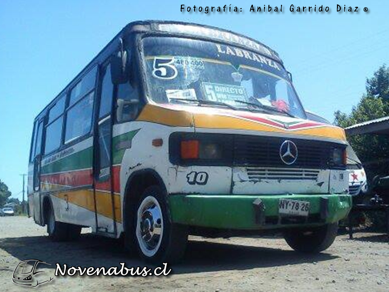 Carrocerias Inrecar / Mercedes-Benz LO814 / Línea 5 Temuco