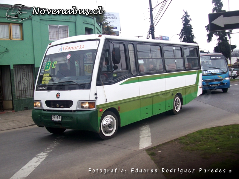 Ciferal Agilis / Mercedes-Benz LO814 / Línea 8C Temuco Quepe