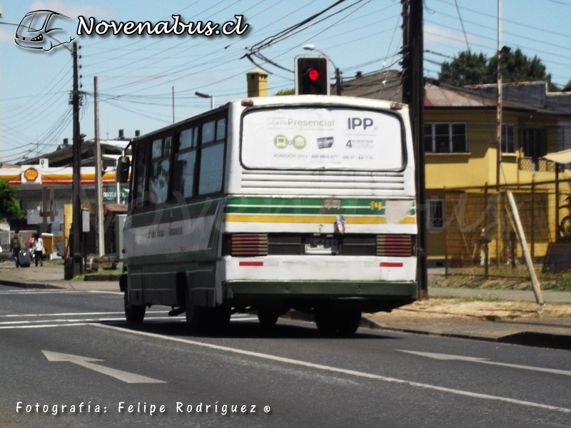 Cuatro Ases PH-50/ Mercedes Benz LO-809/ Línea 8 Temuco