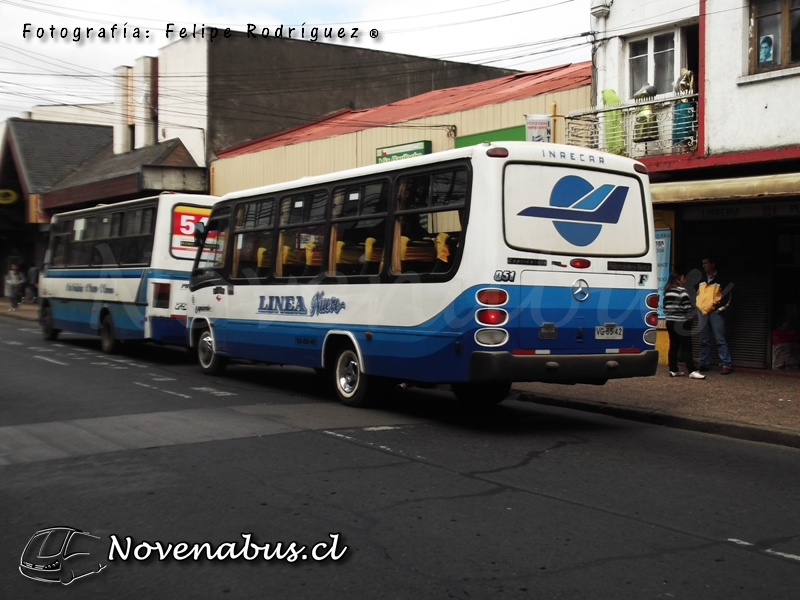 Inrecar Capricornio/ Mercedes Benz LO-914/ Línea 9 Temuco