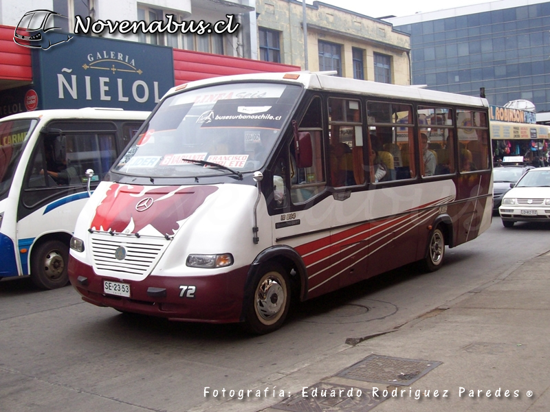 Metalpar Pucará / MercedesBenz LO814 / Línea 6 Temuco