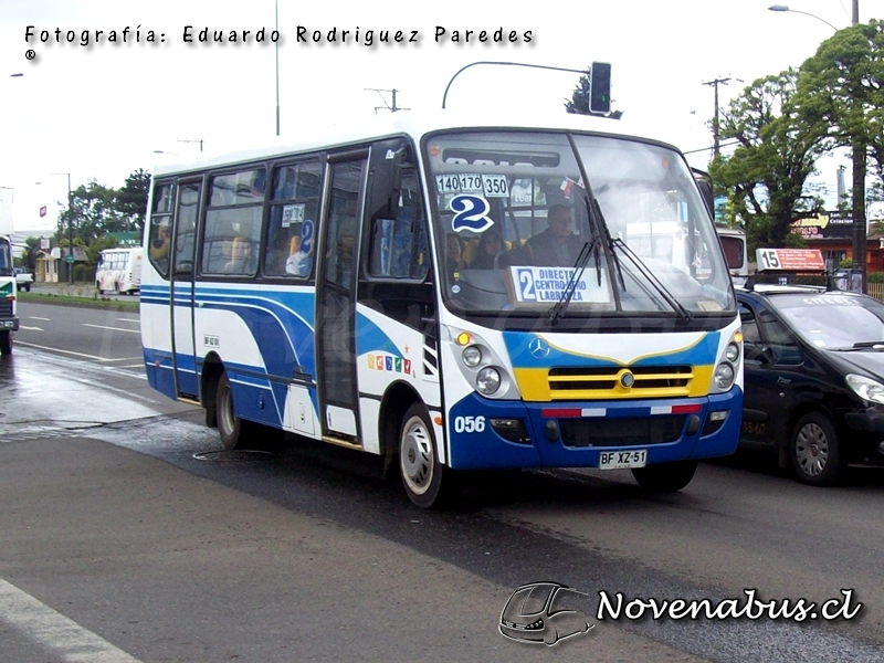 Caio Induscar Foz / Mercedes Benz LO812 / Línea 2 Temuco