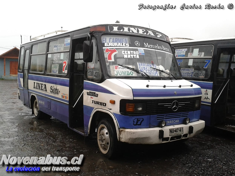 Carrocerias Inrecar / Mercedes Benz LO-812 / Linea 7 Temuco