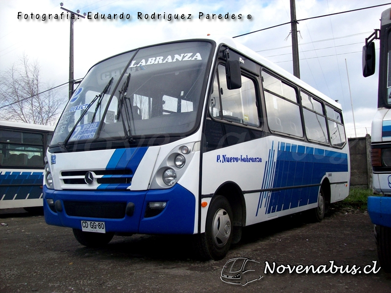 Caio Induscar Foz / Mercedes Benz LO812 / Línea 2 Temuco Labranza