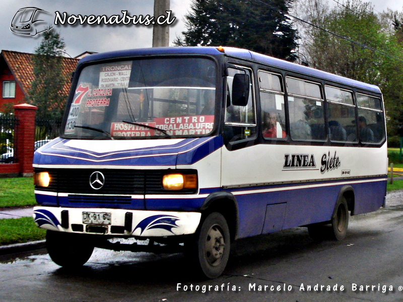 Metalpar Pucará / Mercedes-Benz LO-809 / Línea 7 Temuco