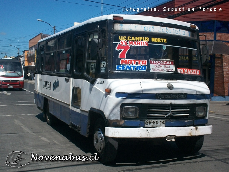 Metalpar Llaima / Mercedes-Benz 708-E / Línea 7 Temuco